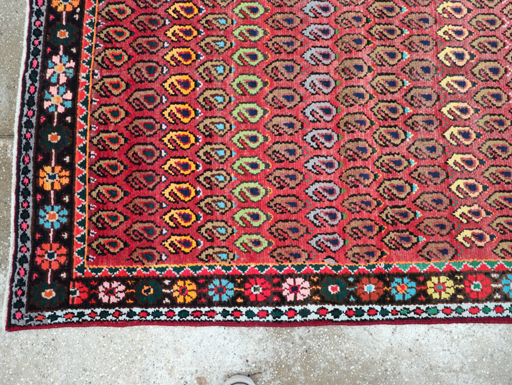Antique Persian Hamadan Runner, No.26184 - Staging