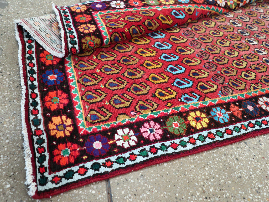 Antique Persian Hamadan Runner, No.26184 - Staging