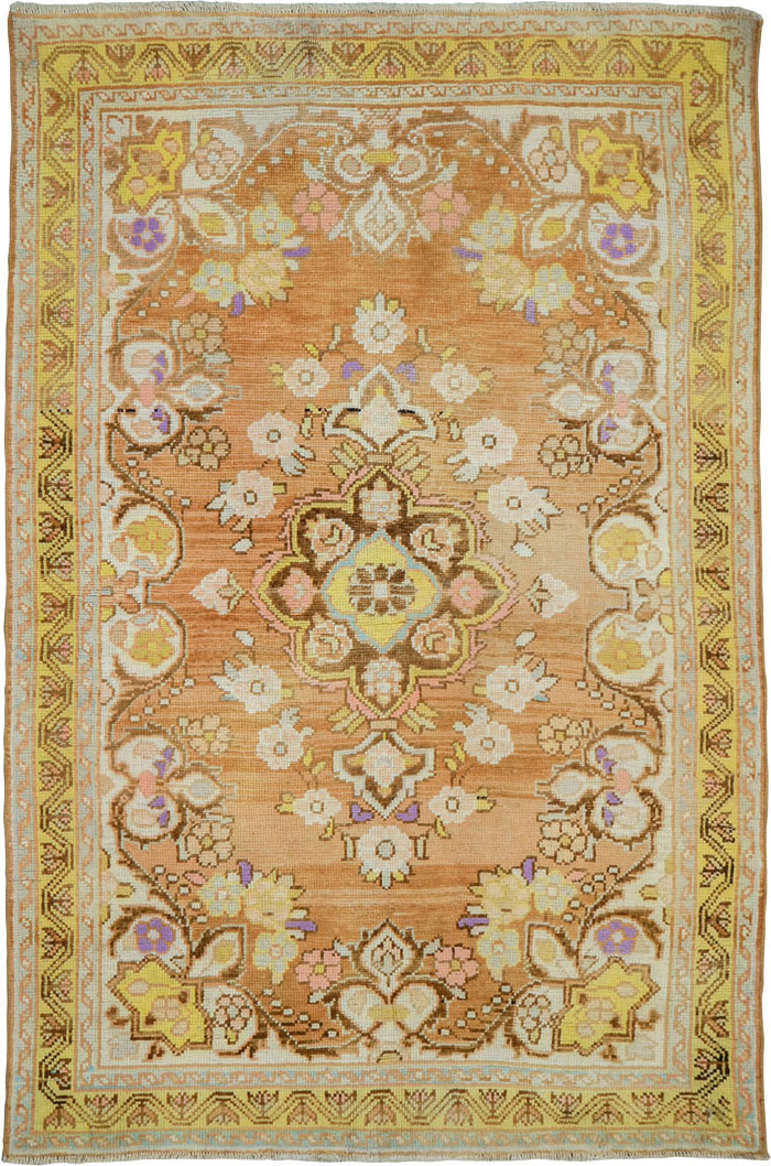 Vintage Persian Hamadan Rug, No.26188 - Staging