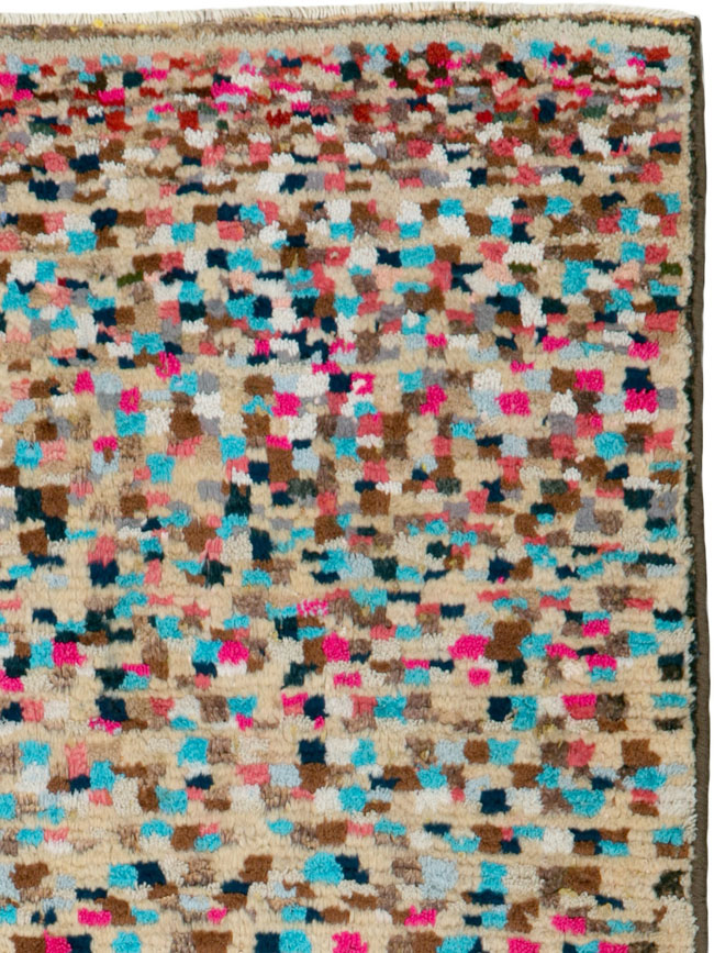Vintage Persian Gabbeh Rug, No.26190 - Staging