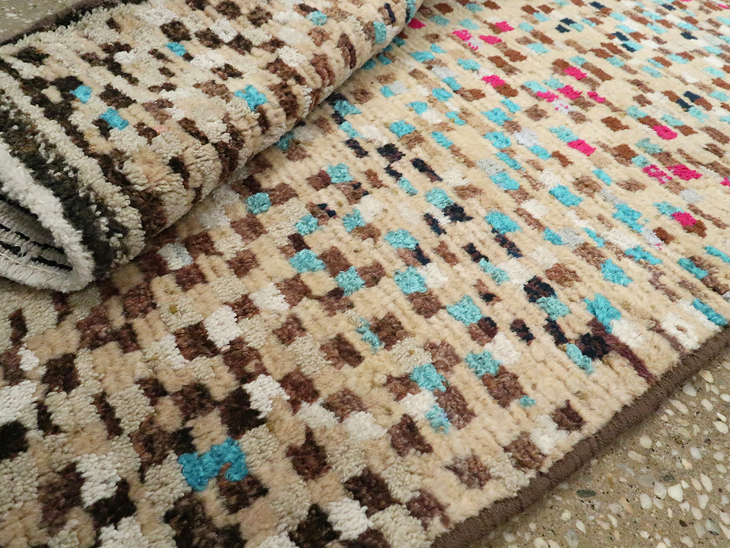 Vintage Persian Gabbeh Rug, No.26190 - Staging