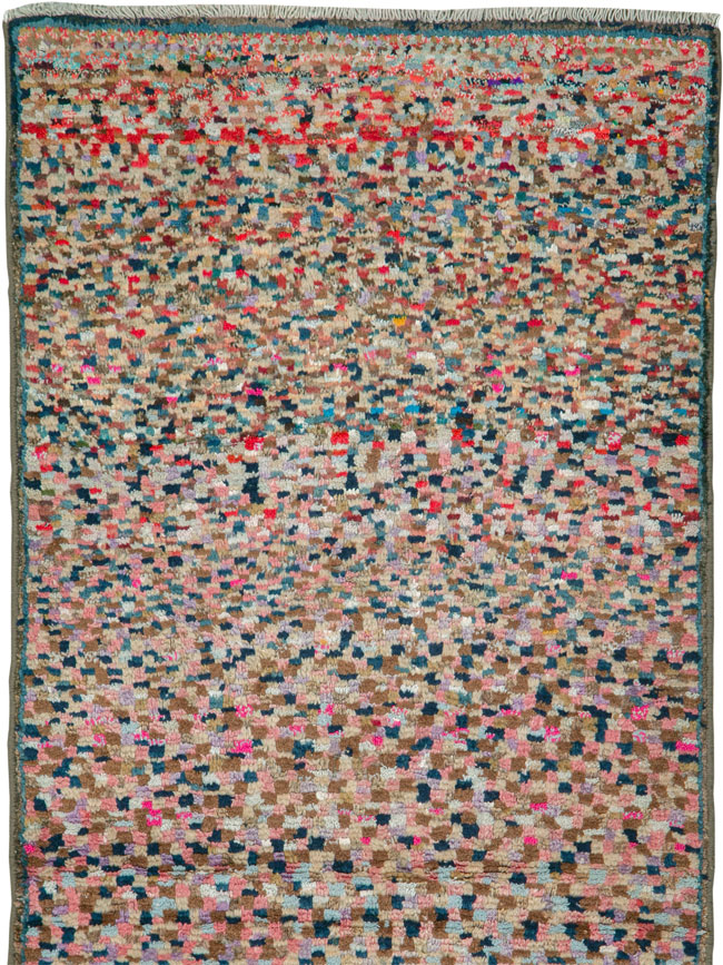 Vintage Persian Gabbeh Rug, No.26191 - Staging