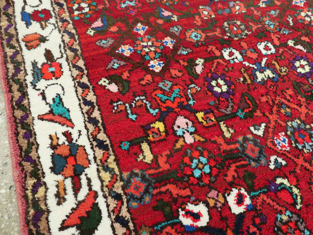 Vintage Persian Hamadan Runner, No.26193 - Staging