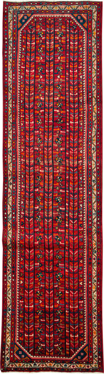 Vintage Persian Malayer Runner, No.26196 - Staging
