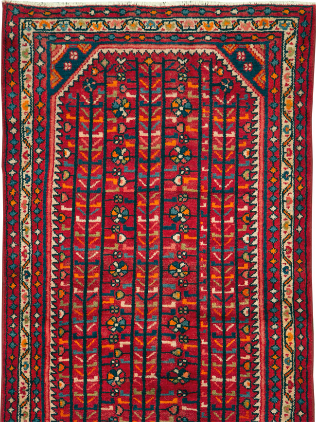 Vintage Persian Malayer Runner, No.26196 - Staging