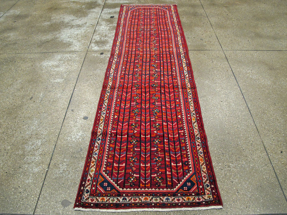 Vintage Persian Malayer Runner, No.26196 - Staging