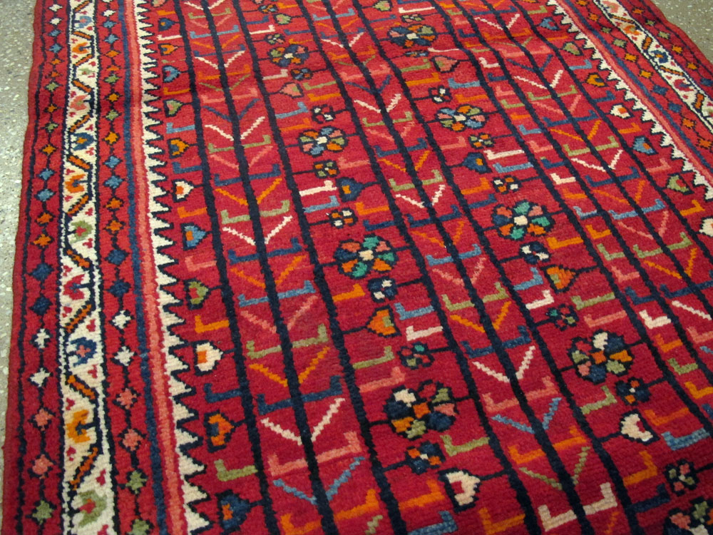 Vintage Persian Malayer Runner, No.26196 - Staging