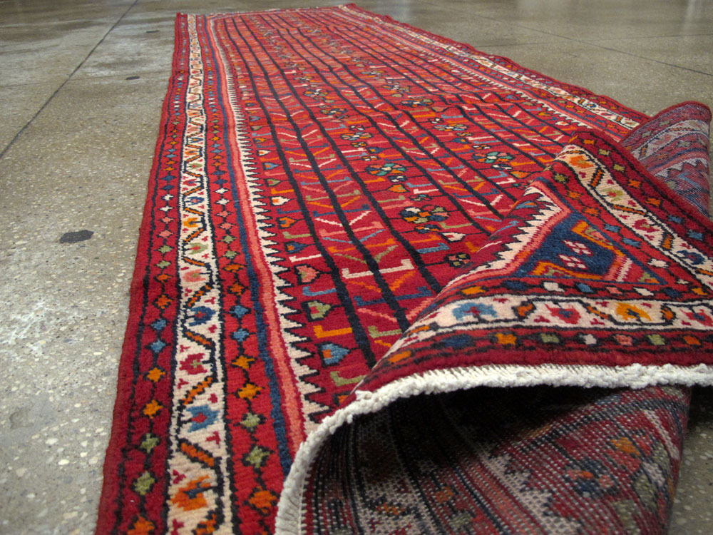 Vintage Persian Malayer Runner, No.26196 - Staging