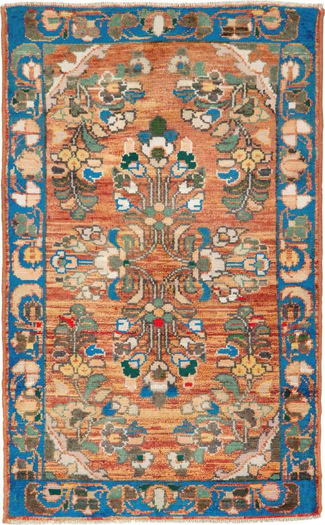 Vintage Persian Hamadan Rug (Pair: 2 of 2), No.26198 - Staging