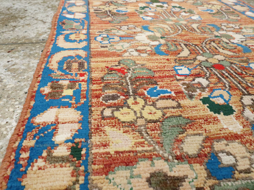Vintage Persian Hamadan Rug (Pair: 2 of 2), No.26198 - Staging