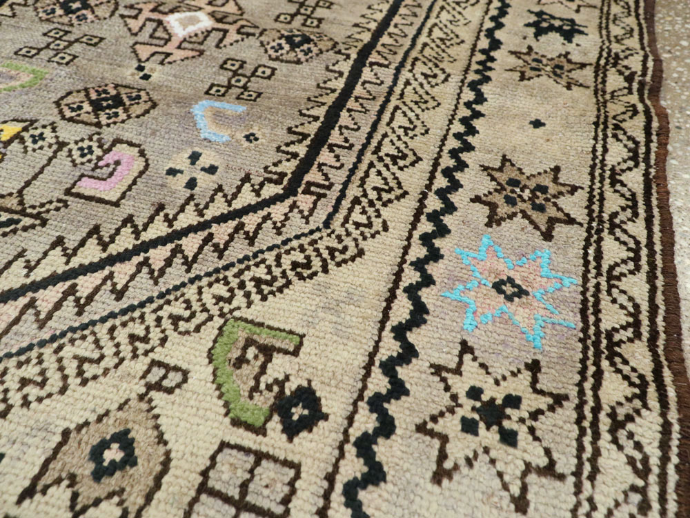 Vintage Persian Malayer Rug, No.26201 - Staging