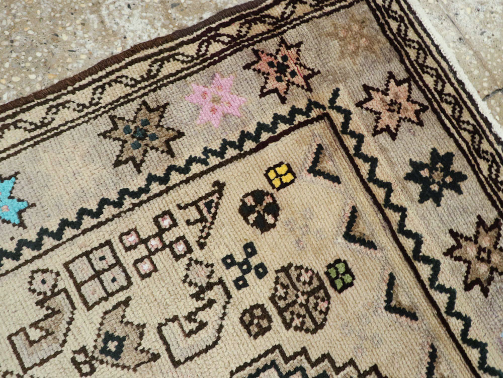 Vintage Persian Malayer Rug, No.26201 - Staging