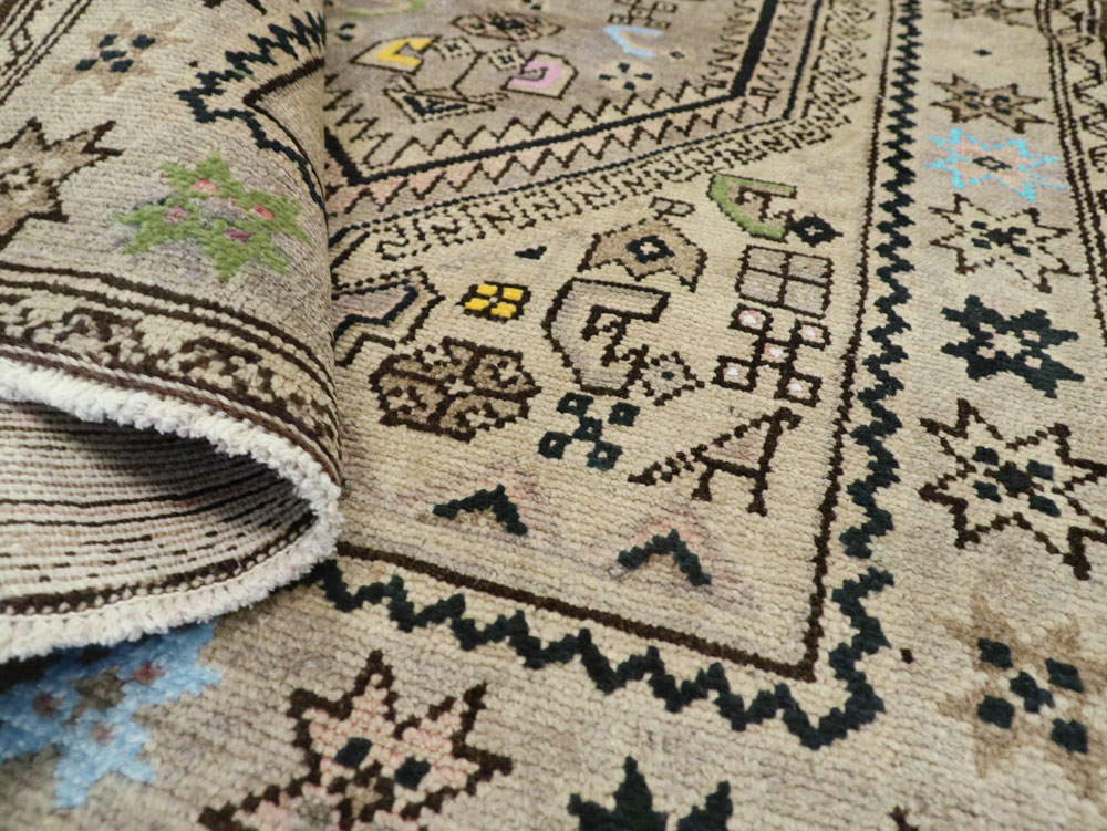 Vintage Persian Malayer Rug, No.26201 - Staging