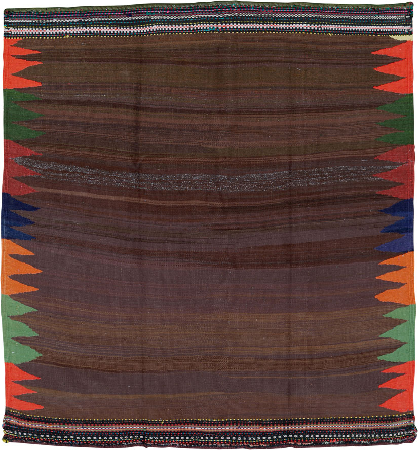 Vintage Persian Flatweave, No.26202 - Staging