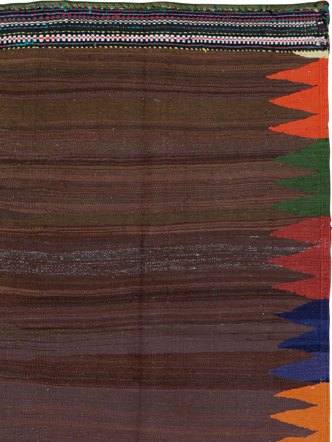 Vintage Persian Flatweave, No.26202 - Staging
