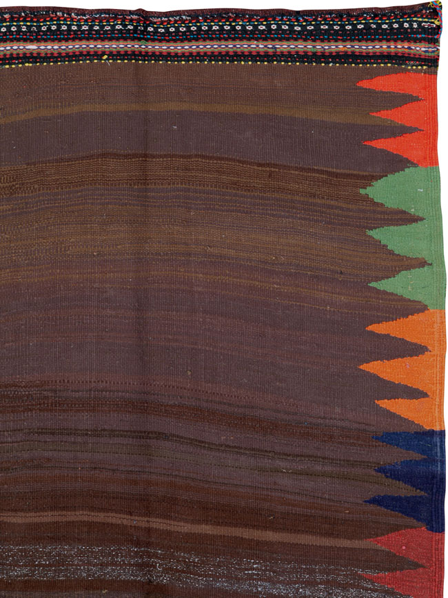 Vintage Persian Flatweave, No.26202 - Staging