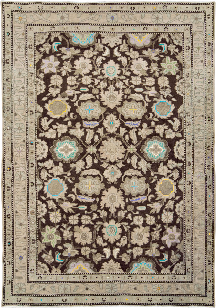 Vintage Persian Malayer Rug, No.26217 - Staging
