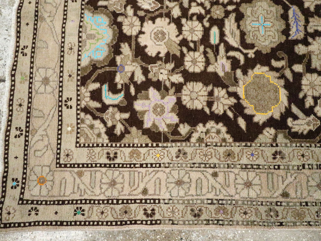 Vintage Persian Malayer Rug, No.26217 - Staging