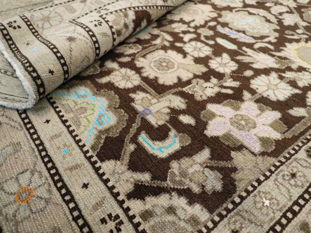 Vintage Persian Malayer Rug, No.26217 - Staging