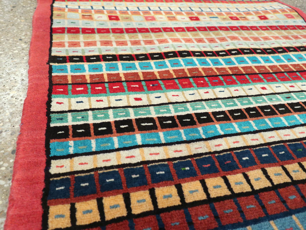 Vintage Persian Mahal Runner, No.26218 - Staging