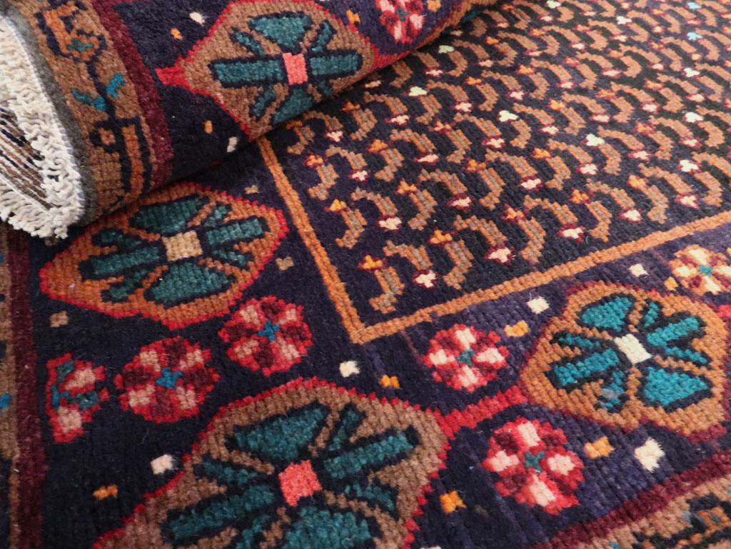 Vintage Persian Baluch Throw Rug, No.26219 - Staging