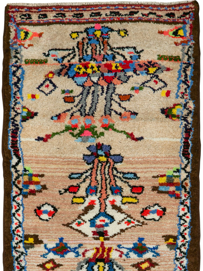 Vintage Persian Hamadan Rug, No.26225 - Staging