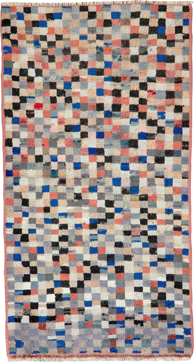 Vintage Persian Gabbeh Rug, No.26227 - Staging