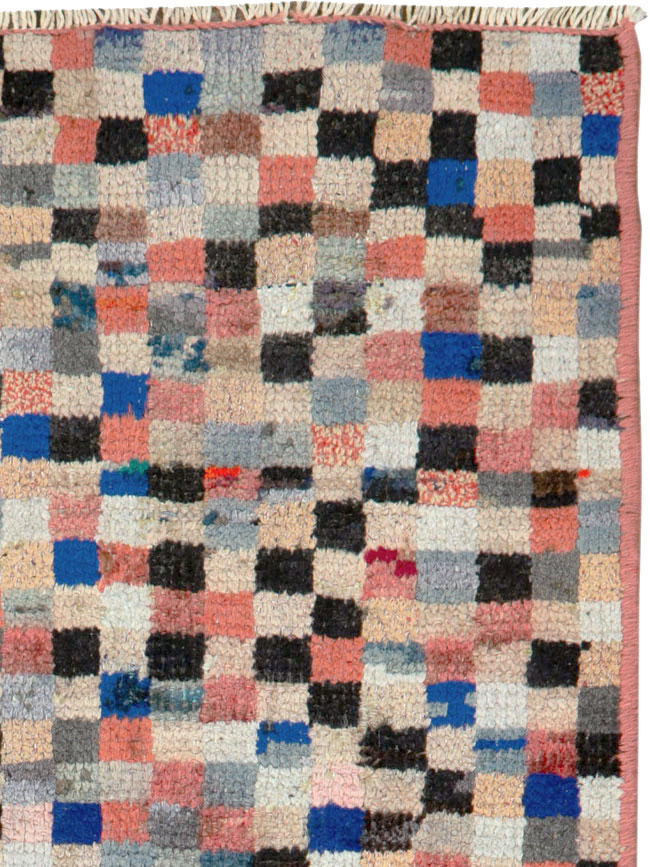 Vintage Persian Gabbeh Rug, No.26227 - Staging