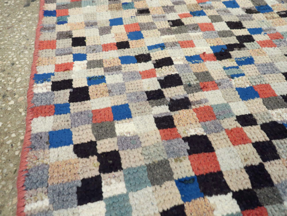 Vintage Persian Gabbeh Rug, No.26227 - Staging