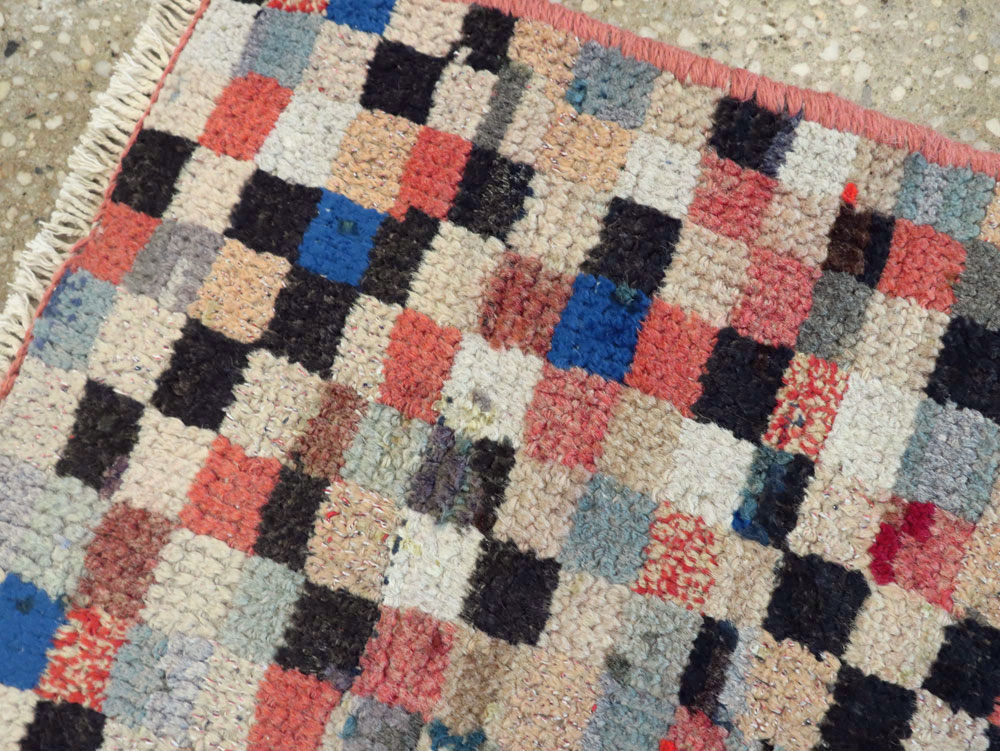 Vintage Persian Gabbeh Rug, No.26227 - Staging