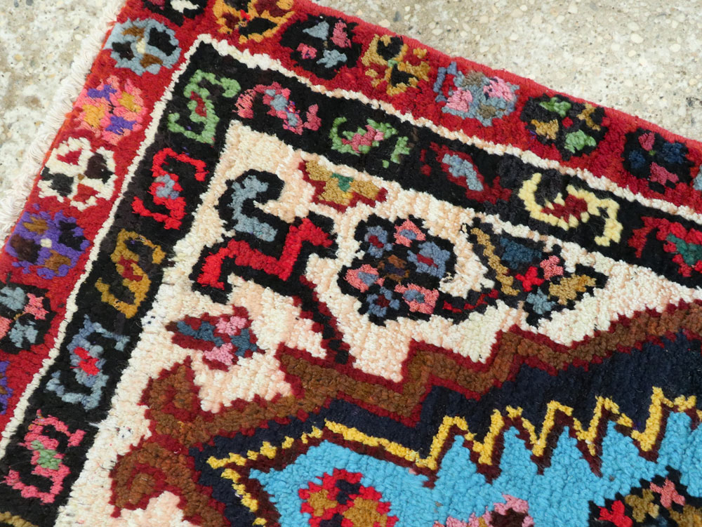 Vintage Persian Hamadan Rug, No.26229 - Staging
