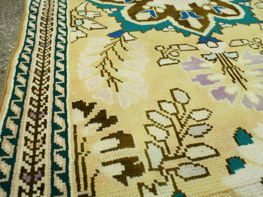 Vintage Persian Hamadan Rug, No.26231 - Staging