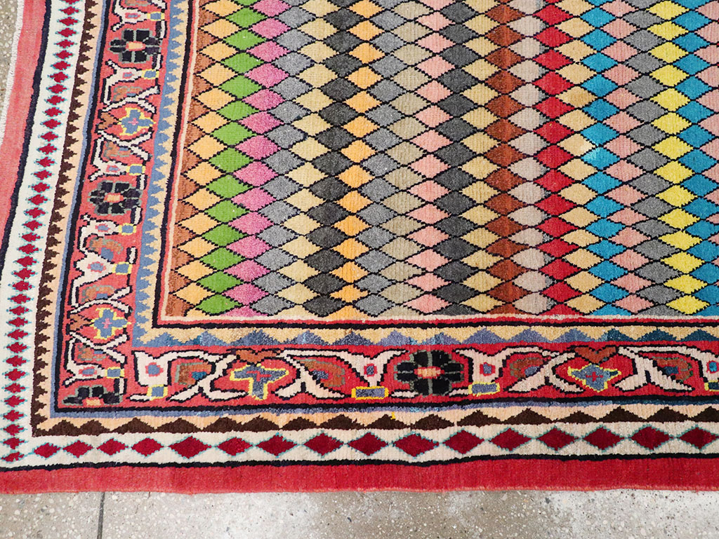 Vintage Persian Mahal Runner, No.26232 - Staging