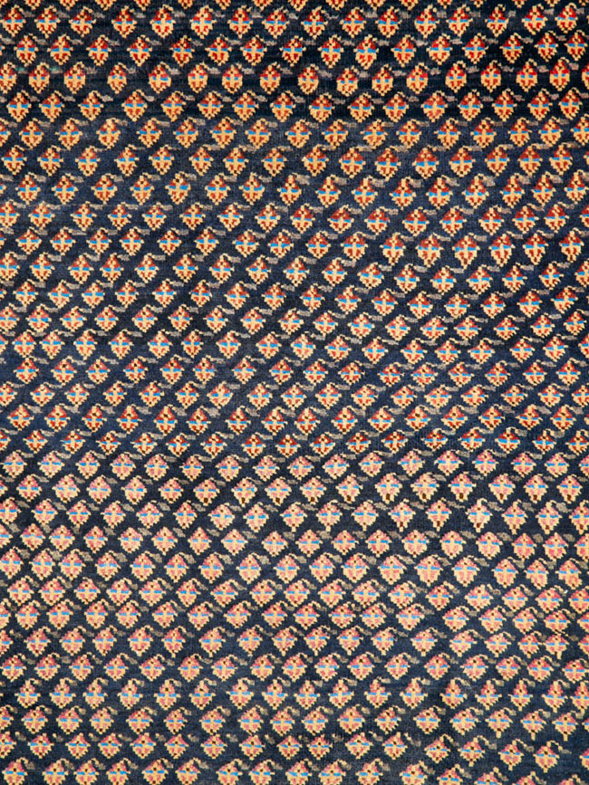 Vintage Persian Hamadan Rug, No.26239 - Staging