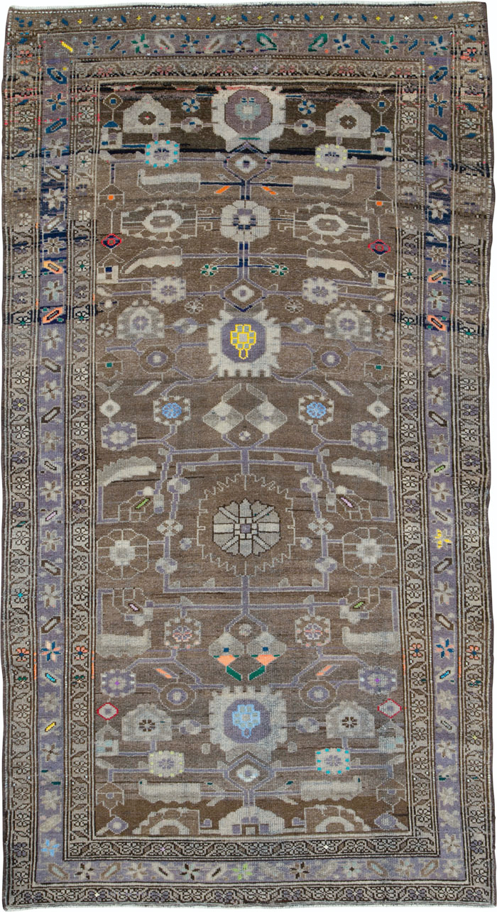 Vintage Persian Malayer Rug, No.26243 - Staging