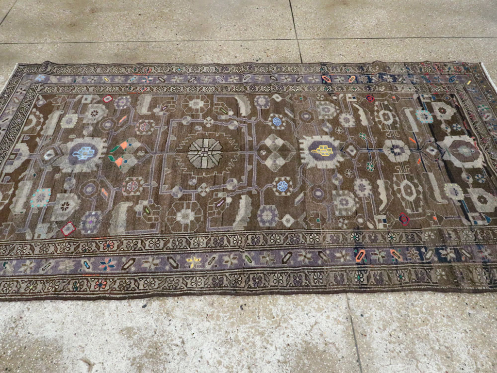 Vintage Persian Malayer Rug, No.26243 - Staging