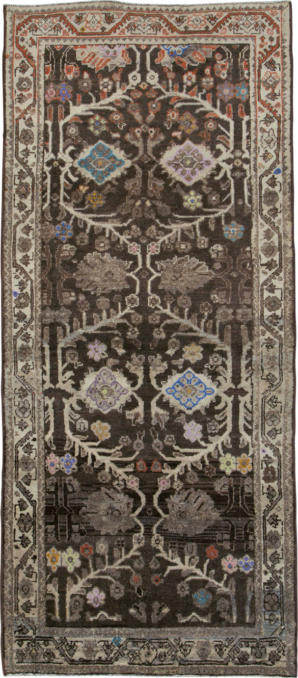 Vintage Persian Malayer Rug, No.26245 - Staging