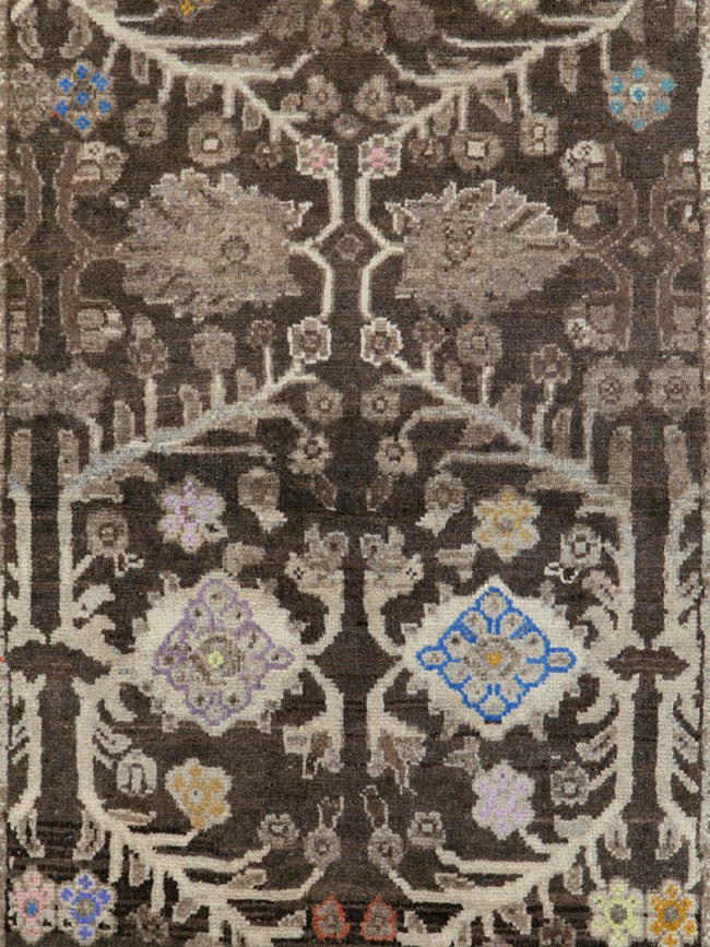 Vintage Persian Malayer Rug, No.26245 - Staging