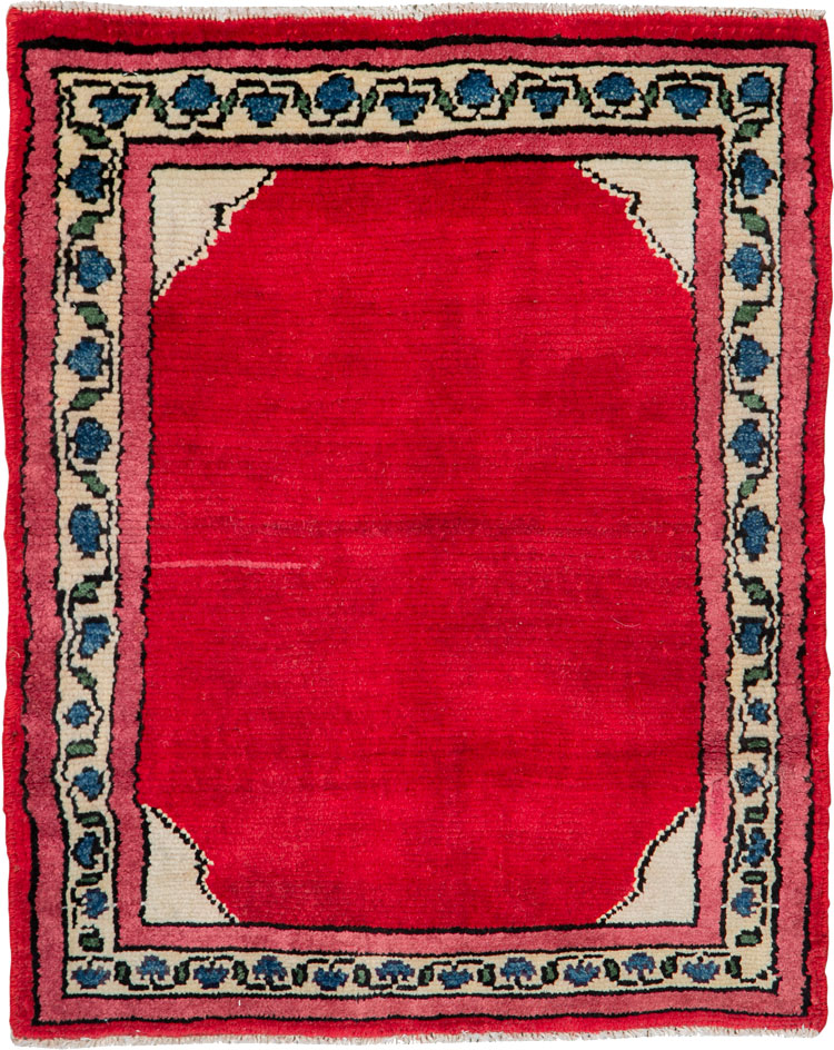 Vintage Persian Mahal Rug, No.26250 - Staging