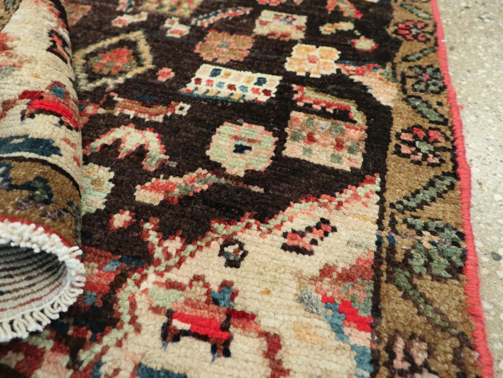 Vintage Persian Hamadan Rug, No.26253 - Staging