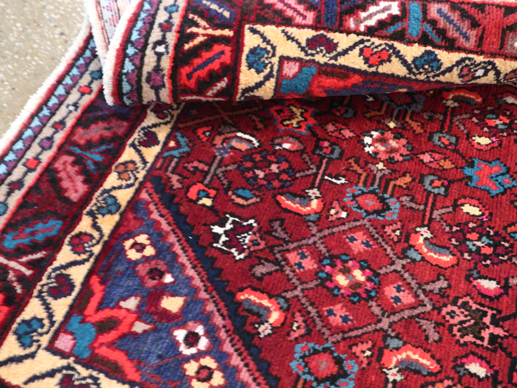 Vintage Persian Hamadan Rug, No.26259 - Staging
