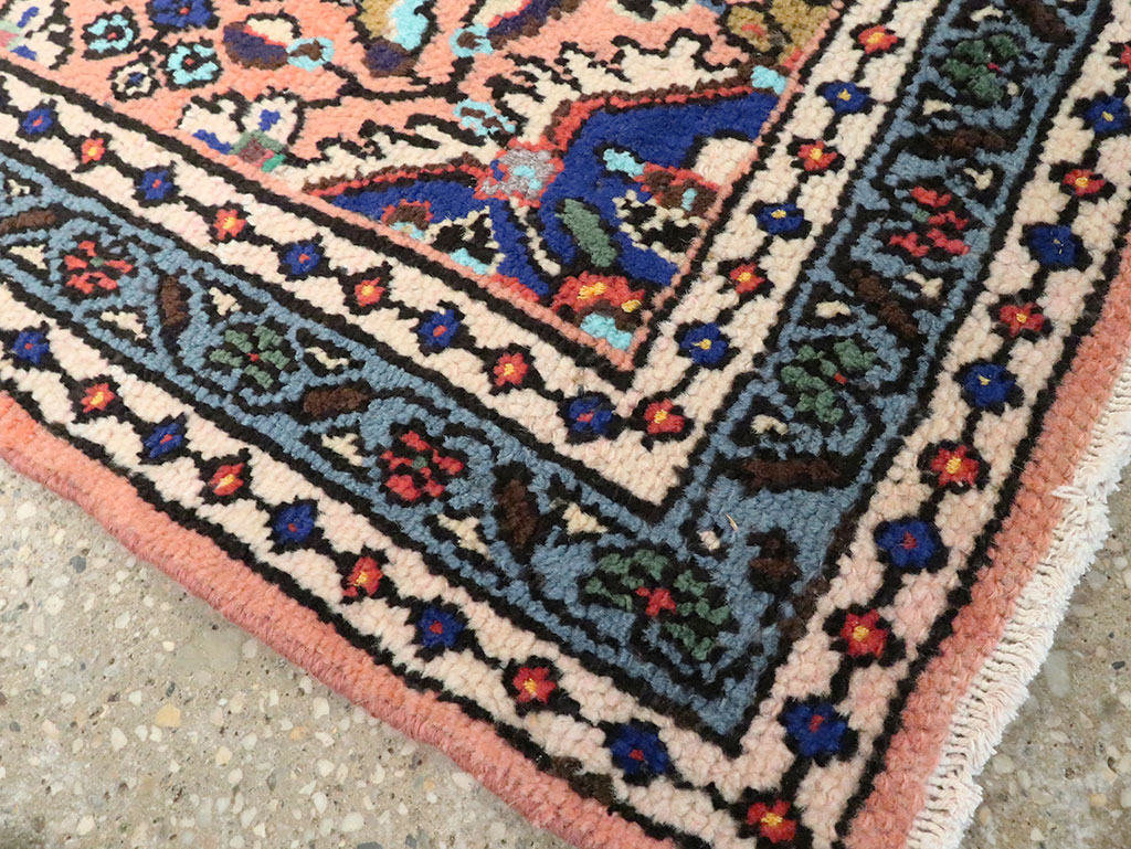 Vintage Square Hamadan Rug, No.26267 - Staging