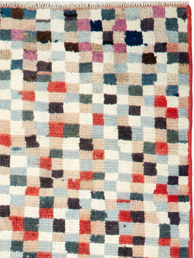 Vintage Persian Gabbeh Rug, No.26272 - Staging