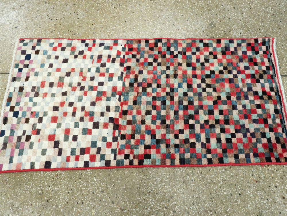 Vintage Persian Gabbeh Rug, No.26272 - Staging