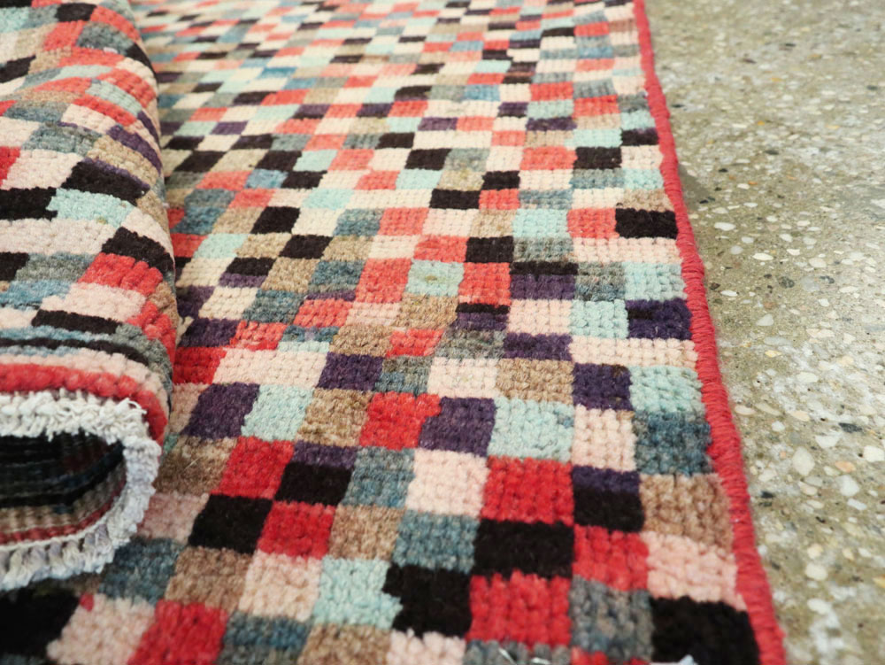 Vintage Persian Gabbeh Rug, No.26272 - Staging