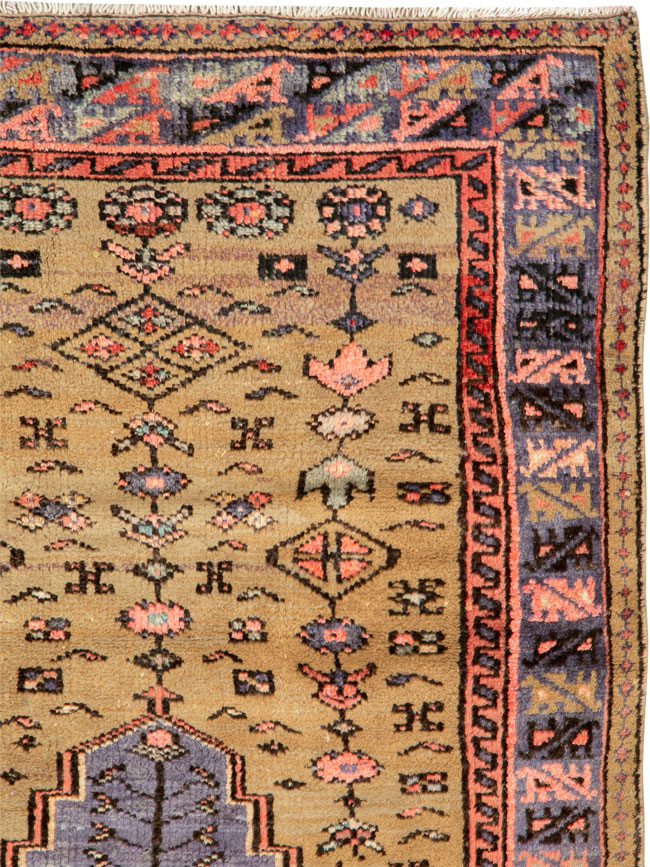 Vintage Persian Hamadan Rug, No.26284 - Staging