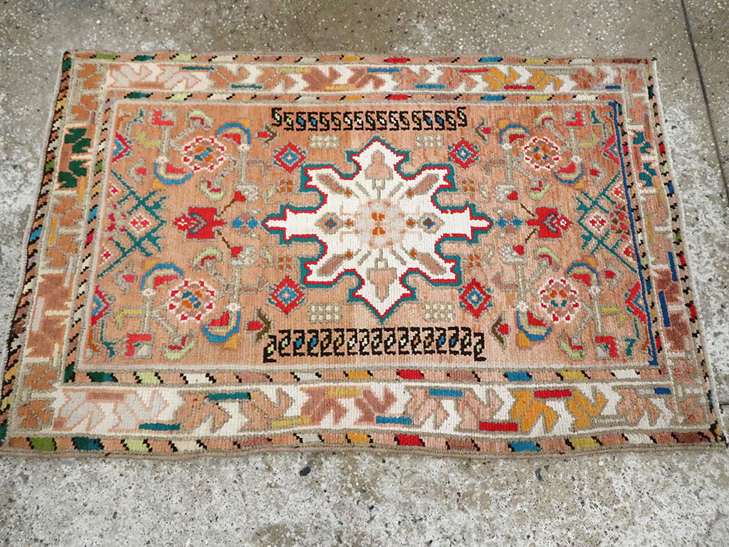 Vintage Persian Hamadan Rug, No.26285 - Staging