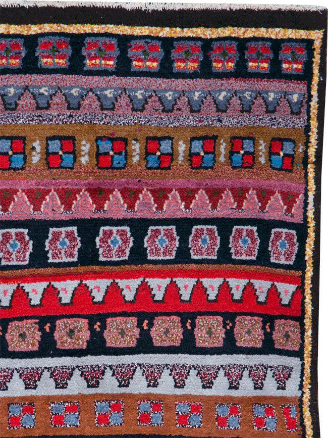 Vintage Persian Gabbeh Rug, No.26286 - Staging