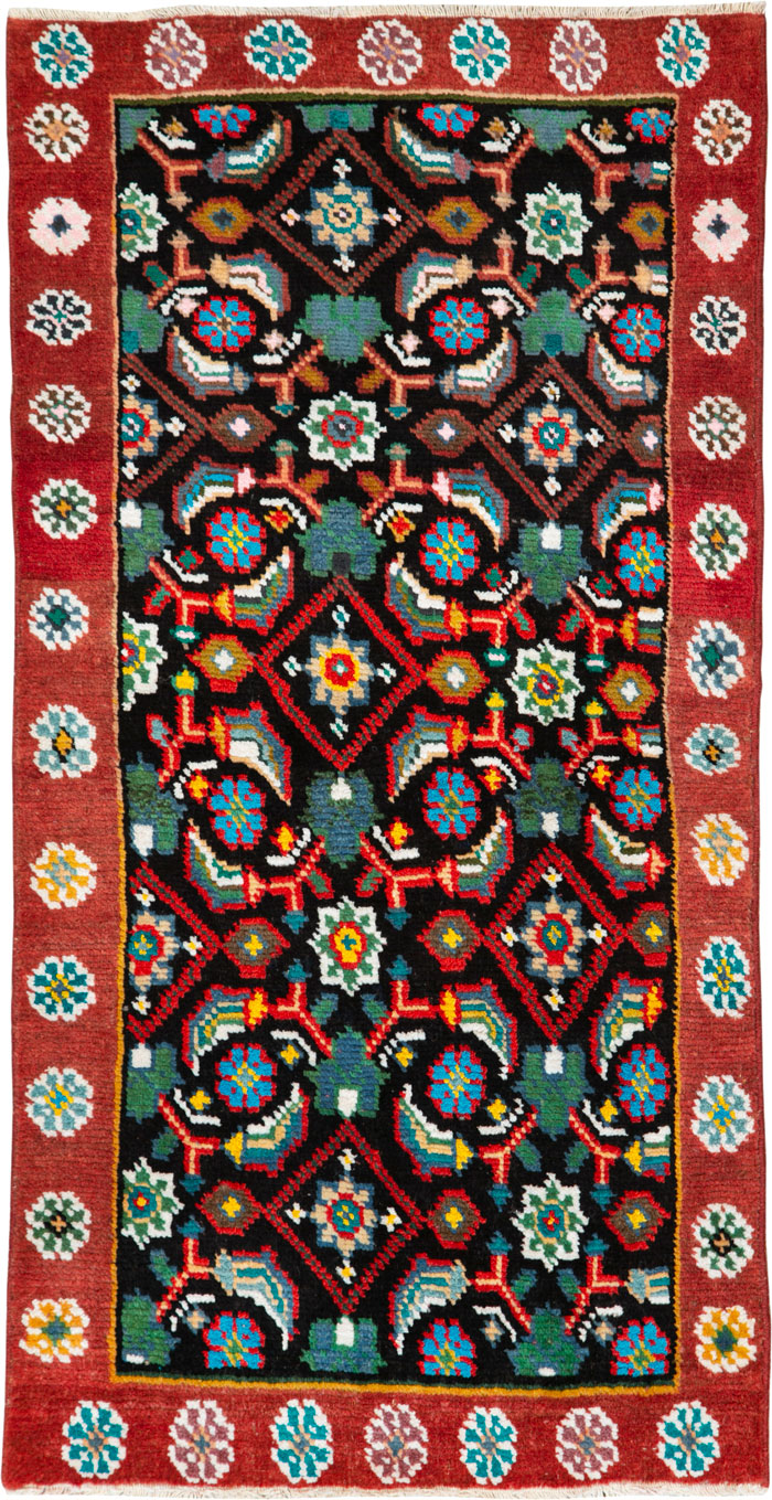 Vintage Persian Mahal Rug, No.26293 - Staging