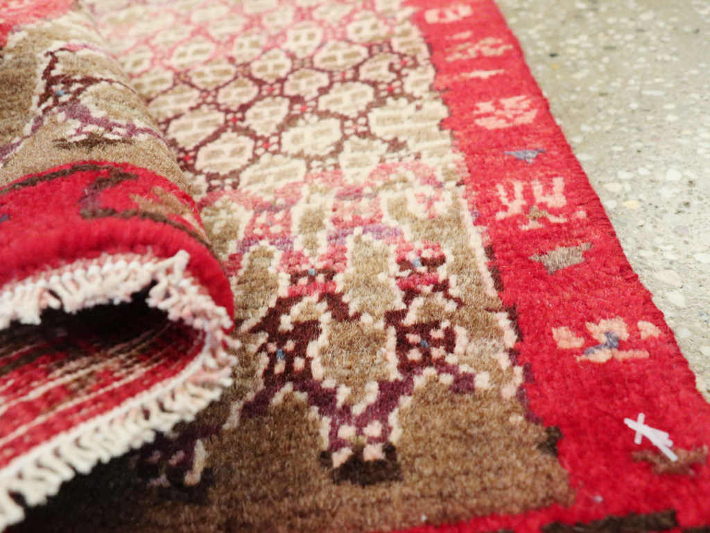 Vintage Persian Hamadan Rug, No.26308 - Staging